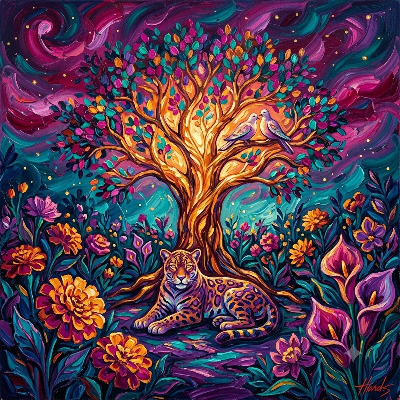 Mystical garden — interpretive